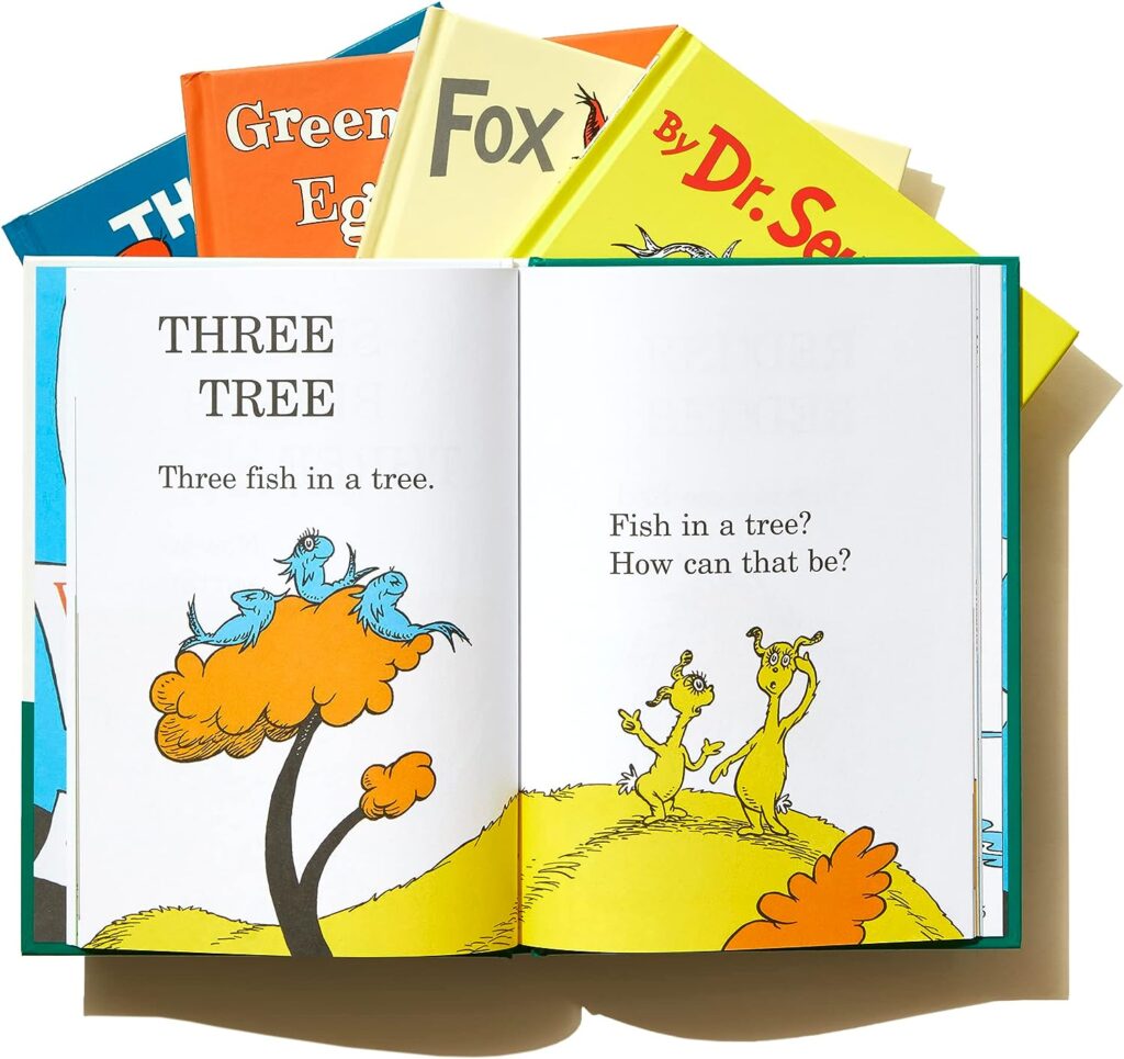 Dr. Seusss Beginner Book Collection (Cat in the Hat, One Fish Two Fish, Green Eggs and Ham, Hop on Pop, Fox in Socks)